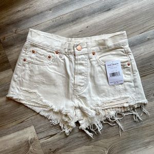 FREE PEOPLE denim shorts!